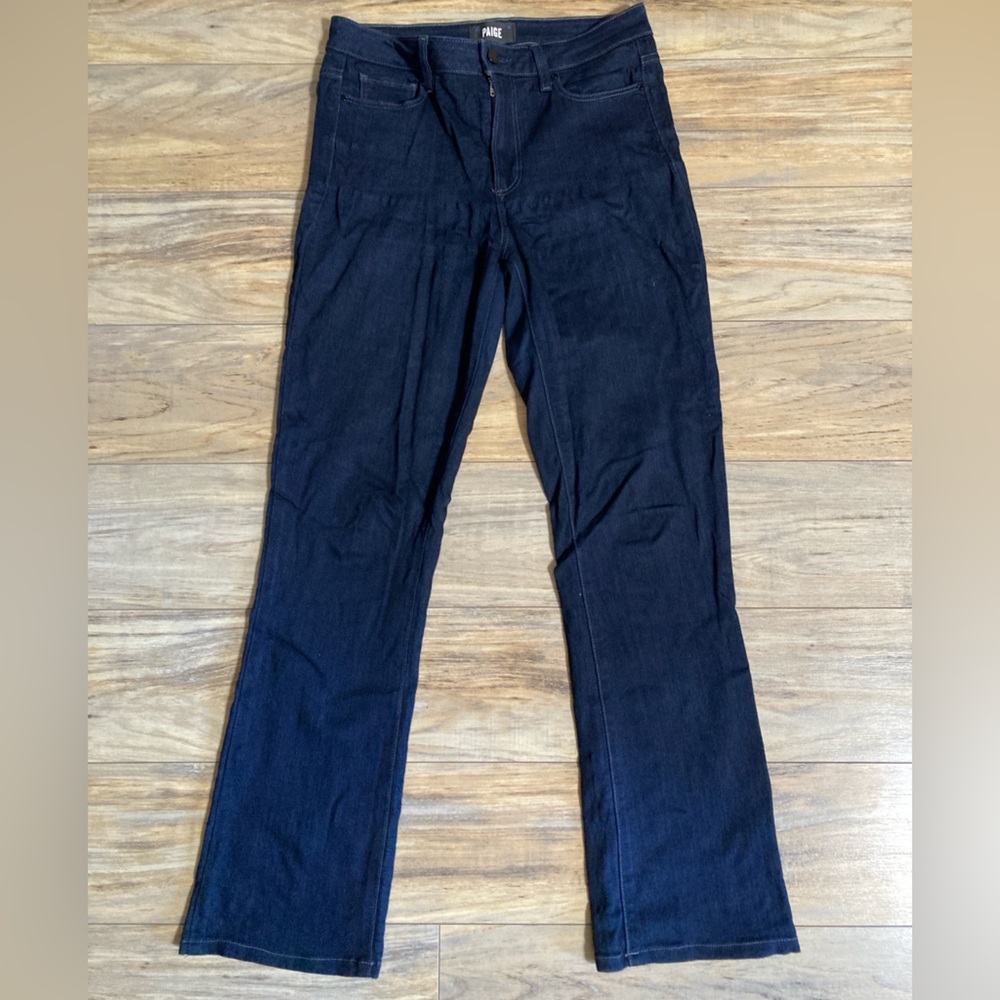 PAIGE Women’s Manhattan High Rise Boot Cut Denim Jean, Size 28